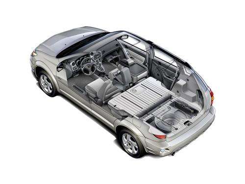 松桃透明车模型